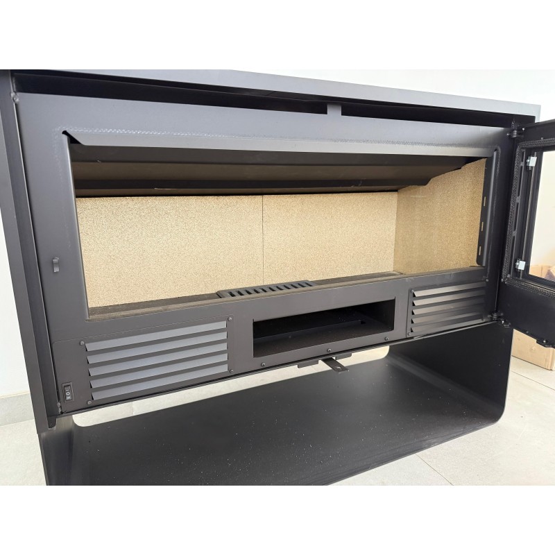 ESTUFA DE LEÑA INSERTABLE ALMARA CRISTAL